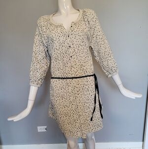Scotch And Soda Star Print Dress With Braided Belt, VGUC, Size S